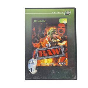 WWF Raw (Xbox, 2002) Game And Case